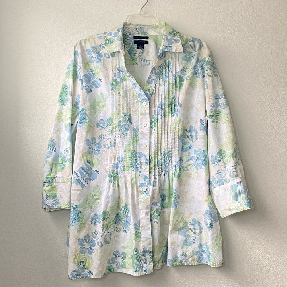 026. Westbound Wrinkle Free Button Up Top